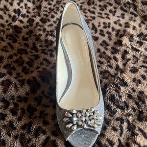 2 1/2 Caparros High Heel . Marissa Mercury Glimmer. Special shoe for date night.